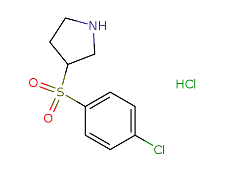 (R) -3- (4- 클로로-벤젠 설 포닐)-피 롤리 딘 염산염