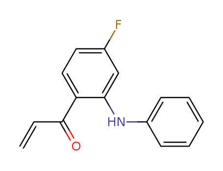 1-(4-fluoro-2-phenylamino-phenyl)-propenone