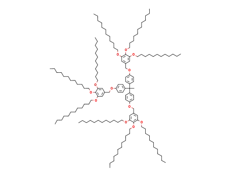 Molecular Structure of 1063745-71-0 (tris[4-(3,4,5-tridodecyloxybenzyloxy)phenyl]ethane)