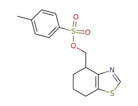 4-Benzothiazolemethanol, 4,5,6,7-tetrahydro-,
4-methylbenzenesulfonate (ester)