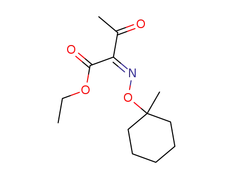 Butanoic acid, 2-[[(1-methylcyclohexyl)oxy]imino]-3-oxo-, ethyl ester,
(2Z)-