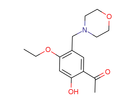 Molecular Structure of 1064287-95-1 (1-[4-ethoxy-2-hydroxy-5-(morpholinomethyl)phenyl]ethanone)