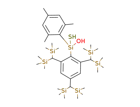 (2,4,6-tris(bis(trimethylsilyl)methyl)phenyl)(2,4,6-trimethylphenyl)Si(SH)(OH)