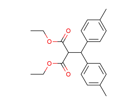 Molecular Structure of 14111-34-3 (Propanedioic acid, [bis(4-methylphenyl)methyl]-, diethyl ester)