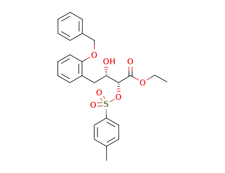 (2R,3S)-4-(2-benzyloxy-phenyl)-3-hydroxy-2-(toluene-4-sulfonyloxy)-butyric acid ethyl ester