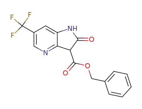 Molecular Structure of 136888-31-8 (3-benzyloxycarbonyl-6-trifluoromethyl-4-azaoxindole)
