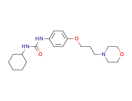 Molecular Structure of 1061377-71-6 (1-cyclohexyl-3-[4-(3-morpholin-4-yl-propoxy)phenyl]urea)