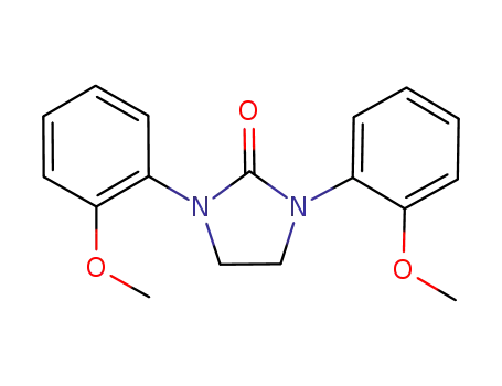 Molecular Structure of 1040129-85-8 (1,3-bis(2-methoxyphenyl)imidazolidin-2-one)