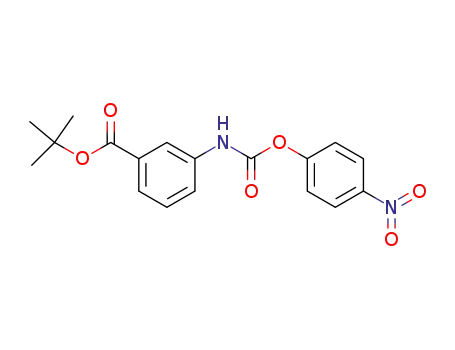 Benzoic acid, 3-[[(4-nitrophenoxy)carbonyl]amino]-, 1,1-dimethylethyl
ester