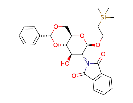 2-(trimethylsilyl)ethyl 4,6-O-benzylidene-2-deoxy-2-phthalimido-β-D-glucopyranoside