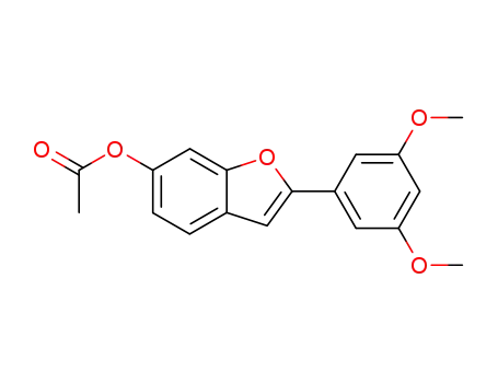 6-Acetoxy-2-(3',5'-dimethoxyphenyl)benzo[b]furan