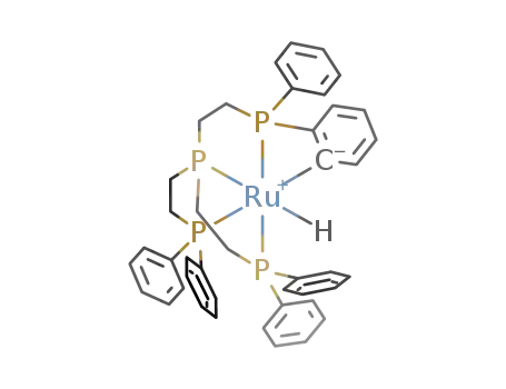 Ru((C<sub>6</sub>H<sub>5</sub>)2PCH<sub>2</sub>CH<sub>2</sub>)2P(CH<sub>2</sub>CH<sub>2</sub>P(C<sub>6</sub>H<sub>5</sub>)(C<sub>6</sub>H<sub>4</sub>))(H)