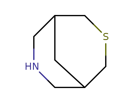 Molecular Structure of 329-95-3 (3-Thia-7-azabicyclo[3.3.1]nonane)