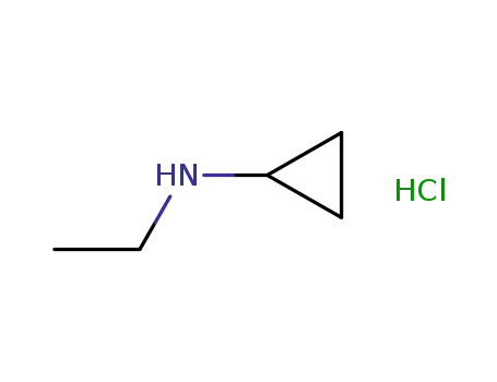 Molecular Structure of 672302-35-1 (N-cyclopropyl-N-ethylamine hydrochloride)