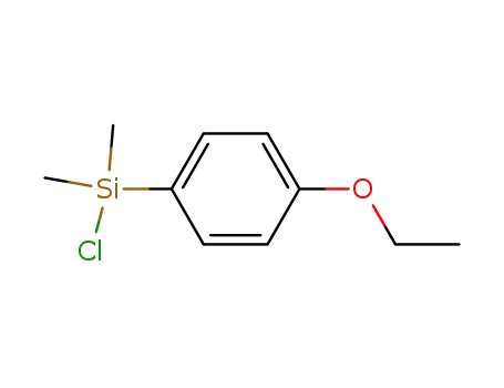 Molecular Structure of 109627-43-2 (Silane, chloro(4-ethoxyphenyl)dimethyl-)