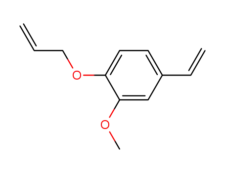 Molecular Structure of 100678-06-6 (Benzene, 4-ethenyl-2-methoxy-1-(2-propenyloxy)-)