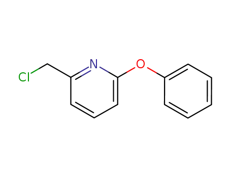 Molecular Structure of 84641-07-6 (Pyridine, 2-(chloromethyl)-6-phenoxy-)
