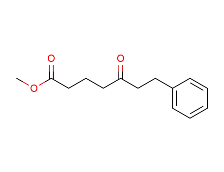 Molecular Structure of 60427-97-6 (Benzeneheptanoic acid, d-oxo-, methyl ester)
