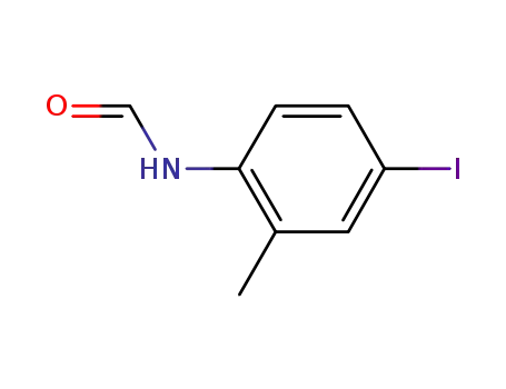 Molecular Structure of 791594-20-2 (N-(4-iodo-2-methylphenyl)formamide)