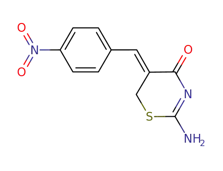 (5Z)-2-amino-5,6-dihydro-[5-(4-nitrobenzylidene)]-1,3-thiazin-4-one