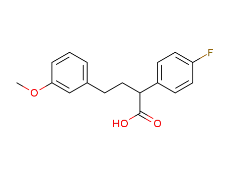 2-p-fluorophenyl-4-m-methoxyphenylbutyric acid