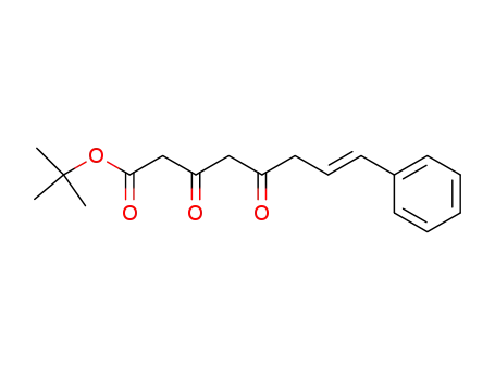 7-Octenoic acid, 3,5-dioxo-8-phenyl-, 1,1-dimethylethyl ester, (7E)-