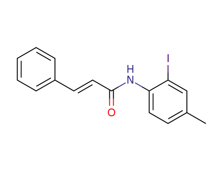 Molecular Structure of 370558-13-7 (N-(2-iodo-4-methylphenyl)cinnamamide)