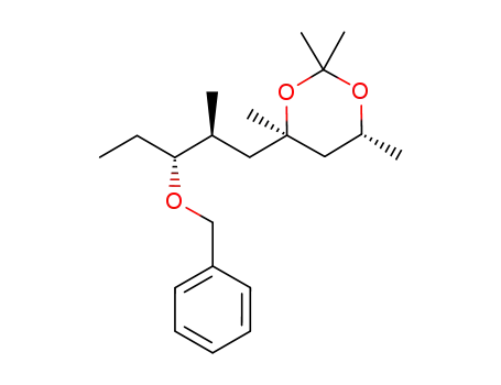 (4R,6R)-4-((2S,3R)-3-(benzyloxy)-2-methylpentyl)-2,2,4,6-tetramethyl-1,3-dioxane
