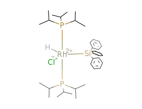 Rh(H)(Cl)(P(iPr)3)2(Si(C<sub>6</sub>H<sub>5</sub>)3)