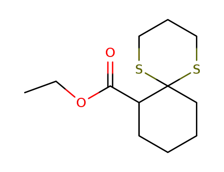 ethyl 1,5-dithiaspiro-<5.5>-undecanyl-6-carboxylate