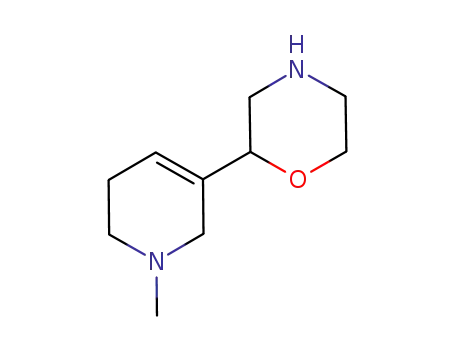 Molecular Structure of 944937-08-0 (2-(1-methyl-1,2,5,6-tetrahydropyridin-3-yl)morpholine)