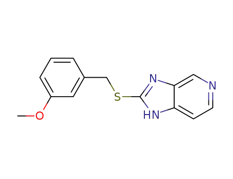 2-[[(3-methoxyphenyl)methyl]thio]-1H-imidazo[4,5-c]pyridine