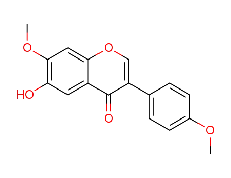 Molecular Structure of 970-48-9 (4',7-DIMETHOXY-6-HYDROXYISOFLAVONE)