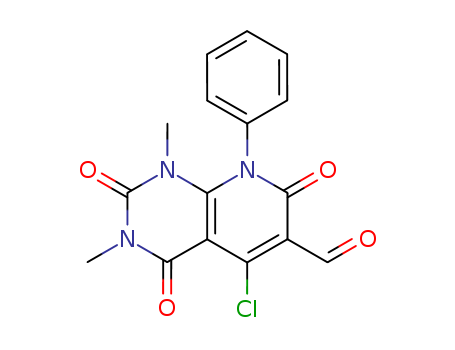 Pyrido[2,3-d]pyrimidine-6-carboxaldehyde,5-chloro-1,2,3,4,7,8-hexahydro-1,3-dimethyl-2,4,7-trioxo-8-phenyl-