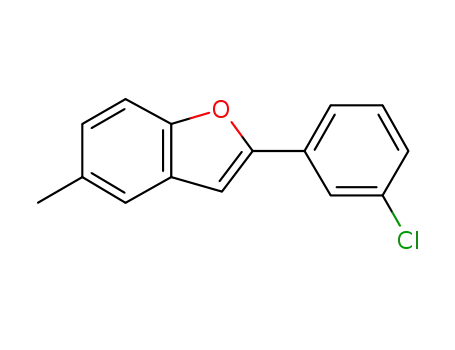 벤조푸란, 2-(3-클로로페닐)-5-메틸-