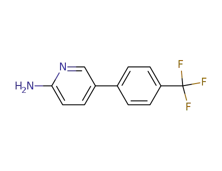 Molecular Structure of 893738-30-2 (5-[4-(TRIFLUOROMETHYL)PHENYL]-2-PYRIDINAMINE)