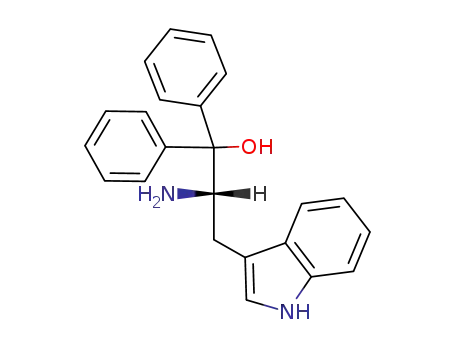 (2S)-amino-3-(3'-indolyl)-1,1-diphenyl-1-propanol