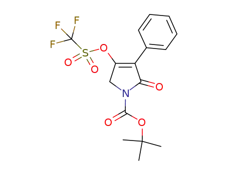 tert-butyl 2,5-dihydro-2-oxo-3-phenyl-4-(trifluoromethylsulfonoxy)-1H-pyrrole-1-carboxylate