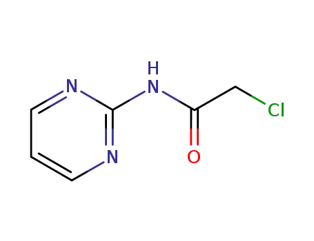 Molecular Structure of 52687-97-5 (2-chloro-N-pyrimidin-2-yl-acetamide)