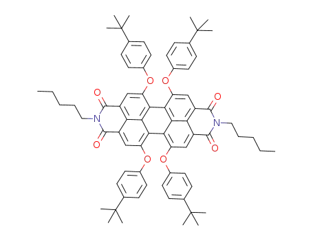 N,N'-dipentyl-1,6,7,12-tetra(p-tert-butylphenoxy)perylene-3,4:9,10-bis(dicarboximide)