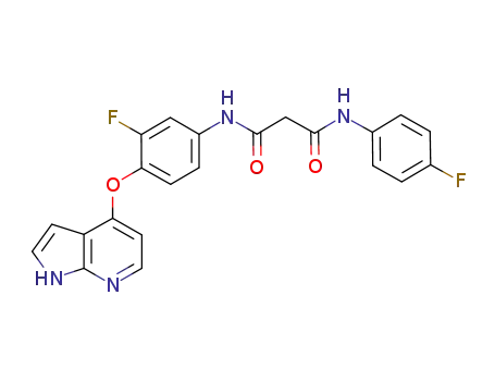 C<sub>22</sub>H<sub>16</sub>F<sub>2</sub>N<sub>4</sub>O<sub>3</sub>