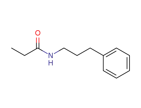 Molecular Structure of 67191-50-8 (N-(3-Phenyl-propyl)-propionamide)