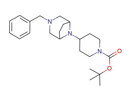 3-benzyl-8-(1-Boc-piperidin-4yl)-3,8-diazabicyclo[3.2.1]octane