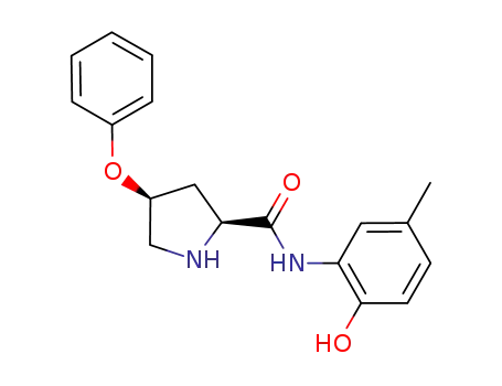 cis-4-phenoxy-N-(5-methyl-2-hydroxyphenyl)pyrrolidine-2-carboxamide
