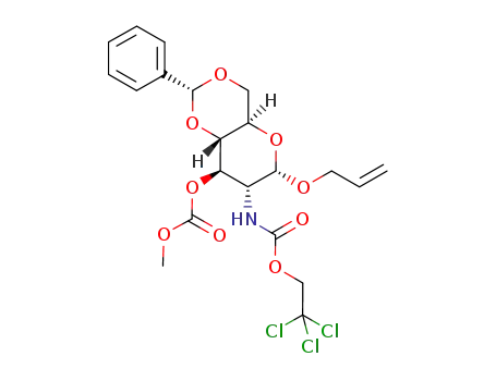 allyl 4,6‐O‐benzylidene‐2‐deoxy‐3‐methoxycarbonyl‐2‐(2,2,2‐trichloroethoxycarbonylamino)‐α‐D‐glucopyranoside