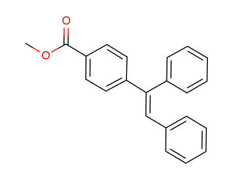 Molecular Structure of 1020073-97-5 ((E)-methyl 4-(1,2-diphenylvinyl)benzoate)