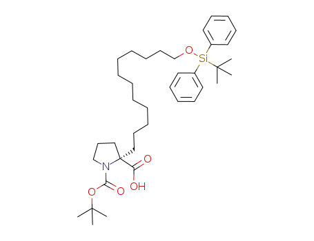 1-(tert-butoxycarbonyl)-2-(12-{[tert-butyl(diphenyl)silyl]oxy}dodecyl)-L-proline