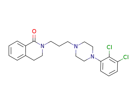 Molecular Structure of 1149351-78-9 (3,4-dihydro-N-[3-(4-(2,3-dichlorophenyl)piperazin-1-yl)propyl]isoquinolin-1(2H)-one)