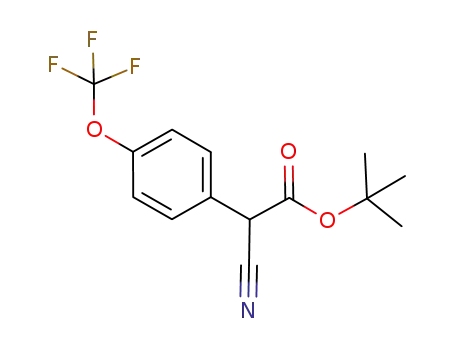 tert-butyl cyano[4-(trifluoromethoxy)phenyl]acetate