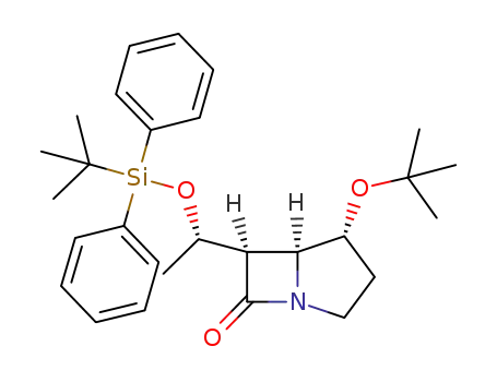 (4R,5S,6R,1'S)-4-tert-butoxy-6-(1'-tert-butyldiphenylsilyloxy)-ethyl-1-azabicyclo[3.2.0]heptan-7-one